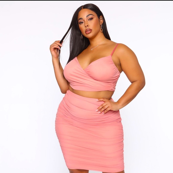 When You’re Ready Ruched Skirt Set - Picture 1 of 4